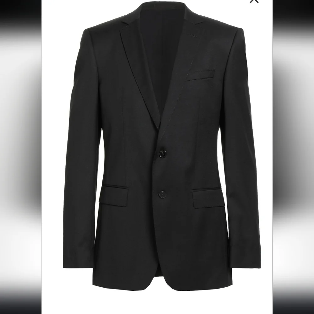 BOSS Hugo Boss Marzotto‎ Italian Fabric Wool Silk Slim Fit Blazer